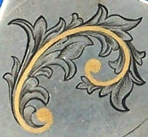 Gold Inlaid Scroll Practice