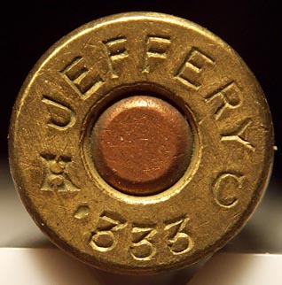 .333 JEFFREY Headstamp