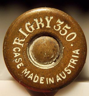 .350 RIGBY AUSTRIA Headstamp