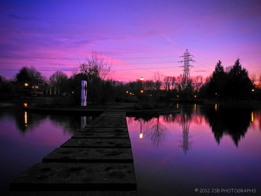 Alton Baker Park at Sunset