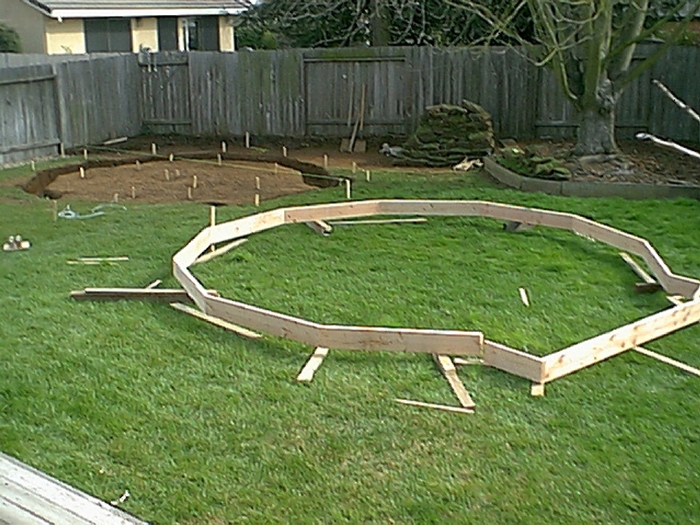 Building the Form for the Concrete
