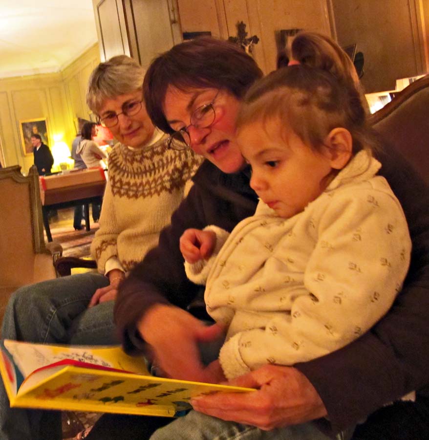 Ann, Martha and Flora Reading