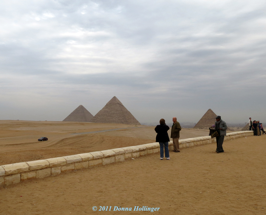 Overcast Day Visiting the Pyramids