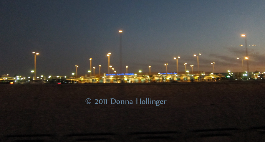 Cairo Airport from the bus