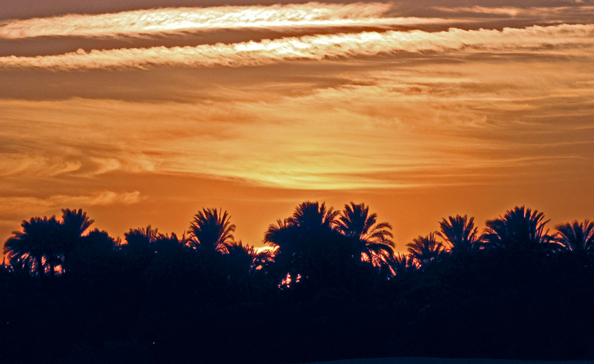 Sunset on the Nile