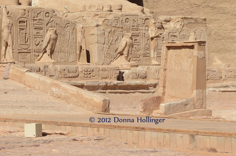 Horus Statuary at Abu Simbel