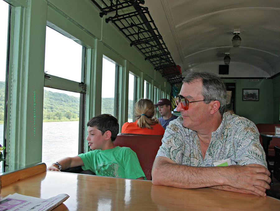 Peter and Joncarlo on Green Mountain Flyer