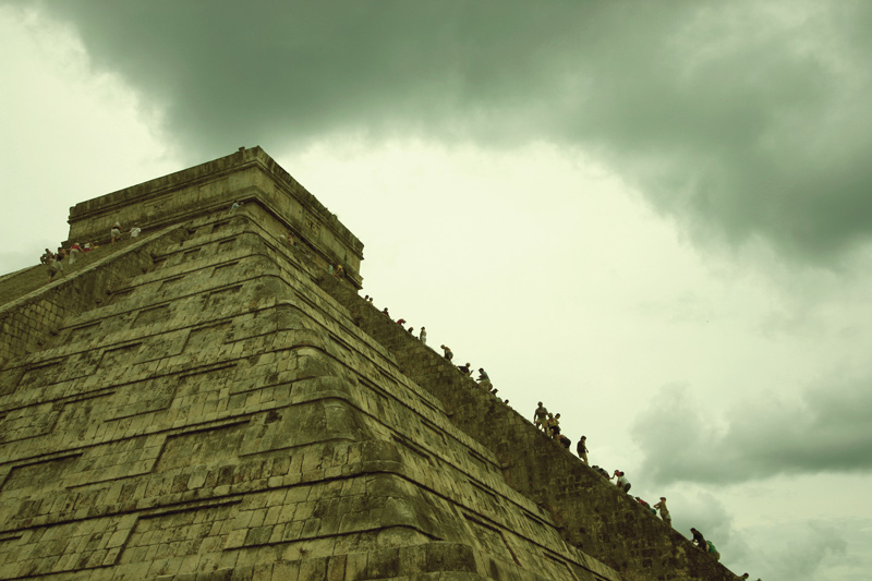 The pyramid of El Castillo, Chichen Itza