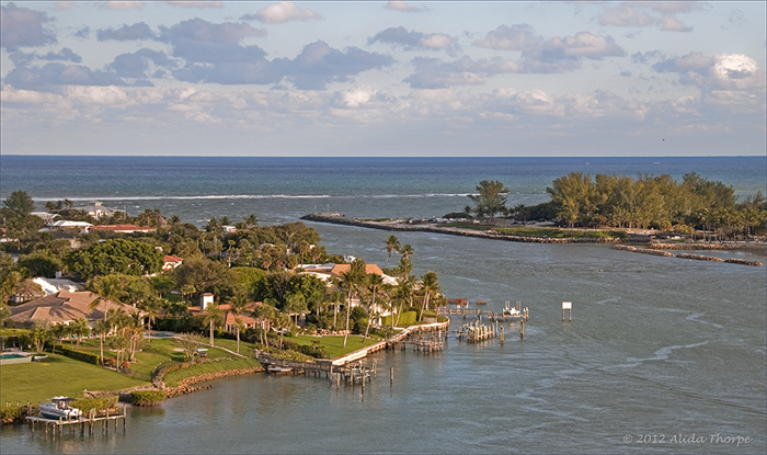 Lighthouse view to Jupiter Inlet