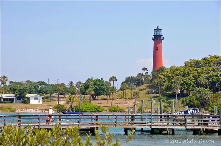 Jupiter Lighthouse from Bubba Gump