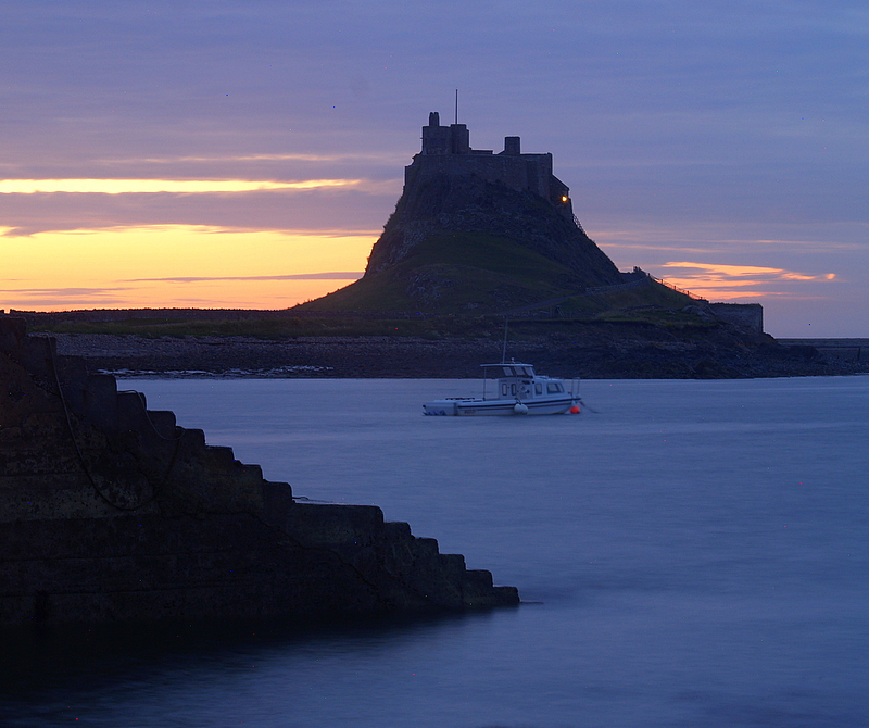 The harbour steps.