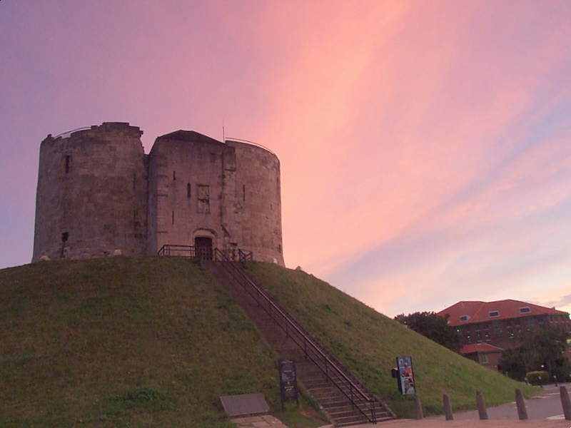 Morning glory over Cliffords Tower,York