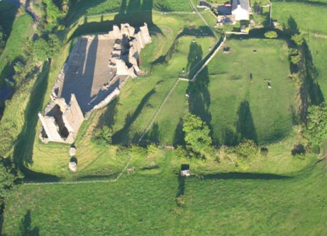 VERTERIS  Roman Fort, an aerial view.