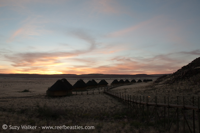 Sunset at the lodge