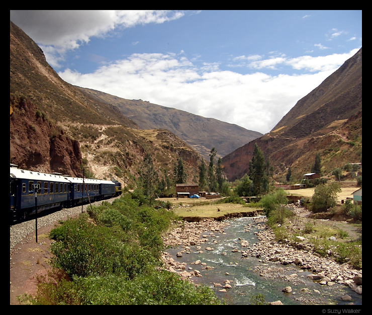 Front of Hiram Bingham, en route to Machu Picchu