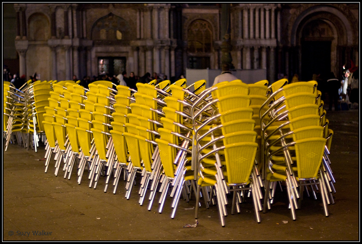 Yellow chairs