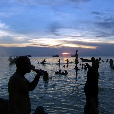 Songkran fun - Sunset drinks