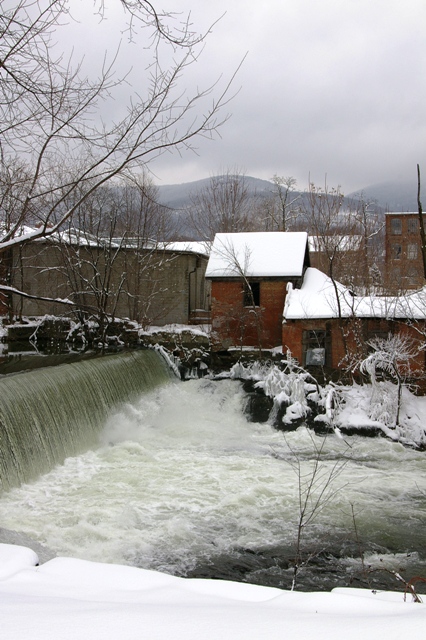 Fishkill Creek mill pond falls