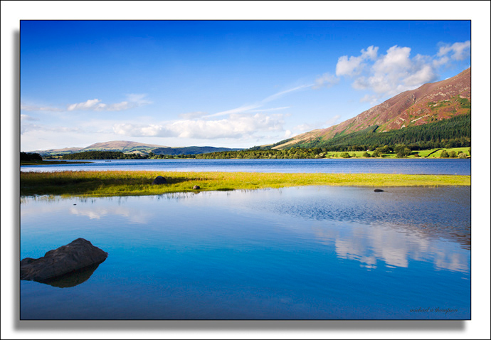 Bassenthwaite Water, Lake District UK.