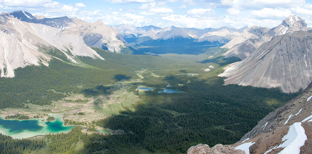 Red deer river valley