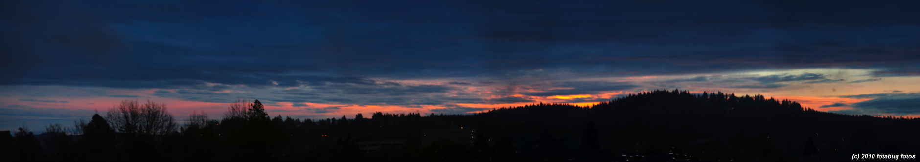 Morning sky - Eugene 010310
