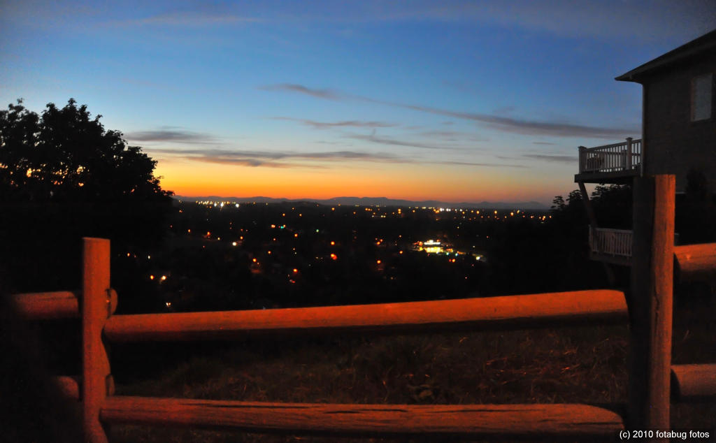 Eugene At Dusk From Kelly Butte