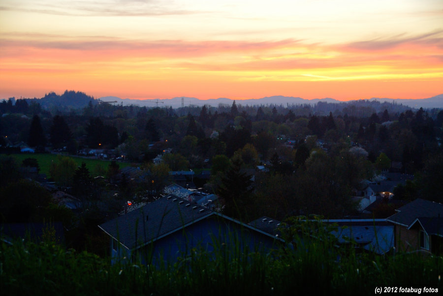 Sunset Over Eugene