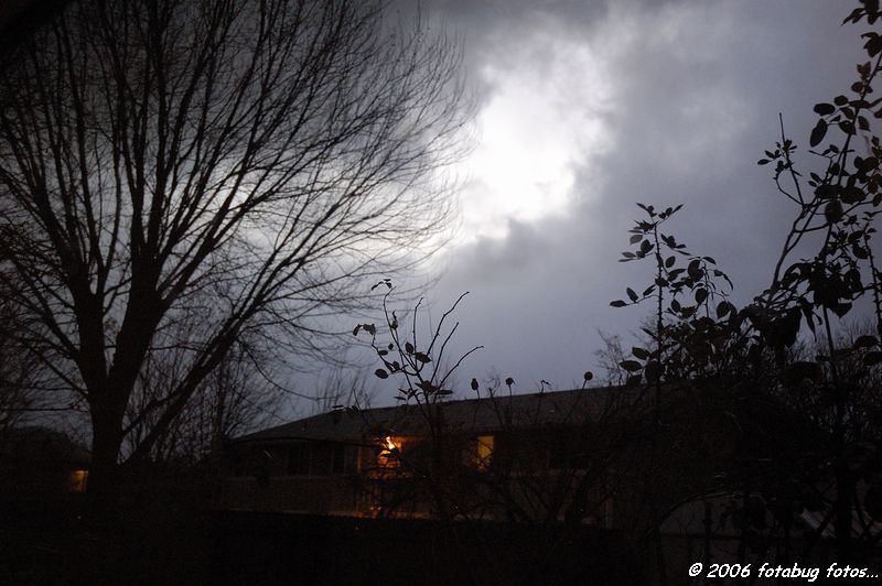 It was a dark and stormy night......