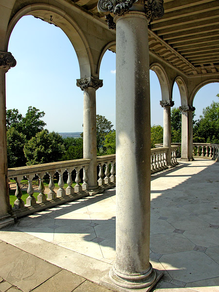 The Tuscan patio...