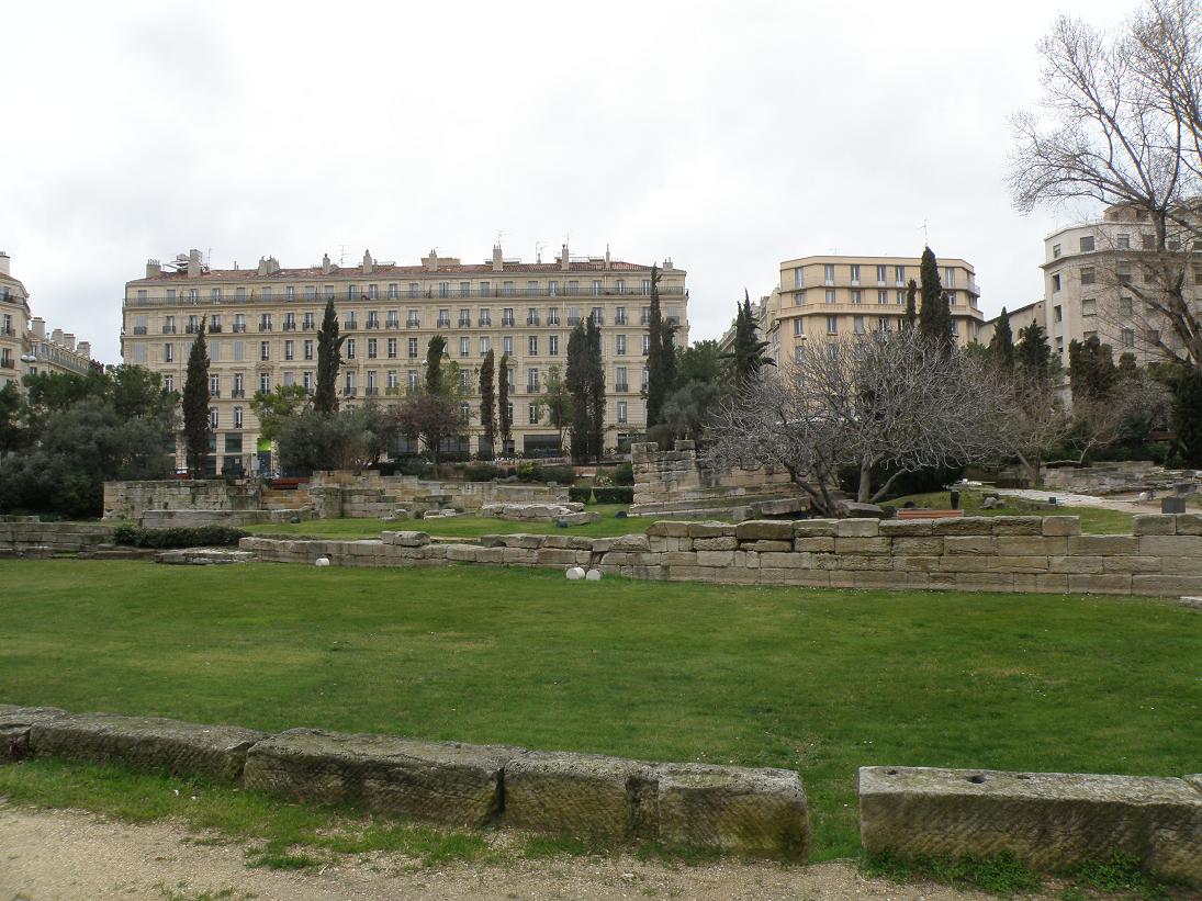 the Marseille history museums garden of vestiges