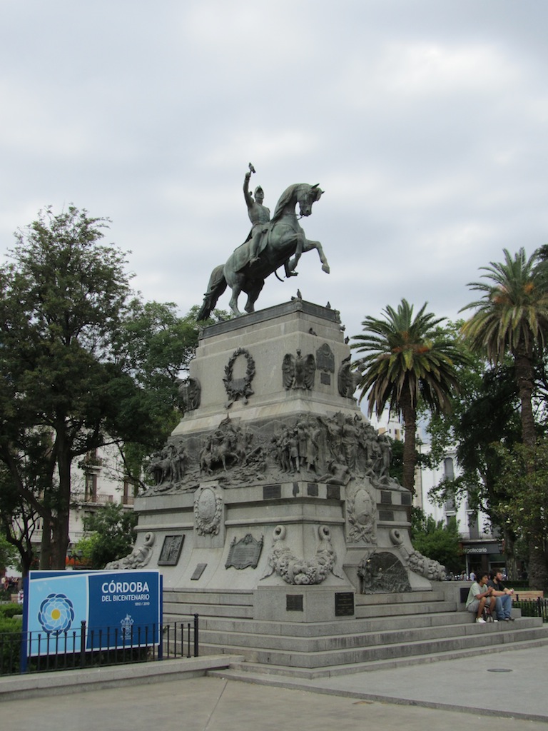 on the Plaza San Martin, in the historic center of Cordoba