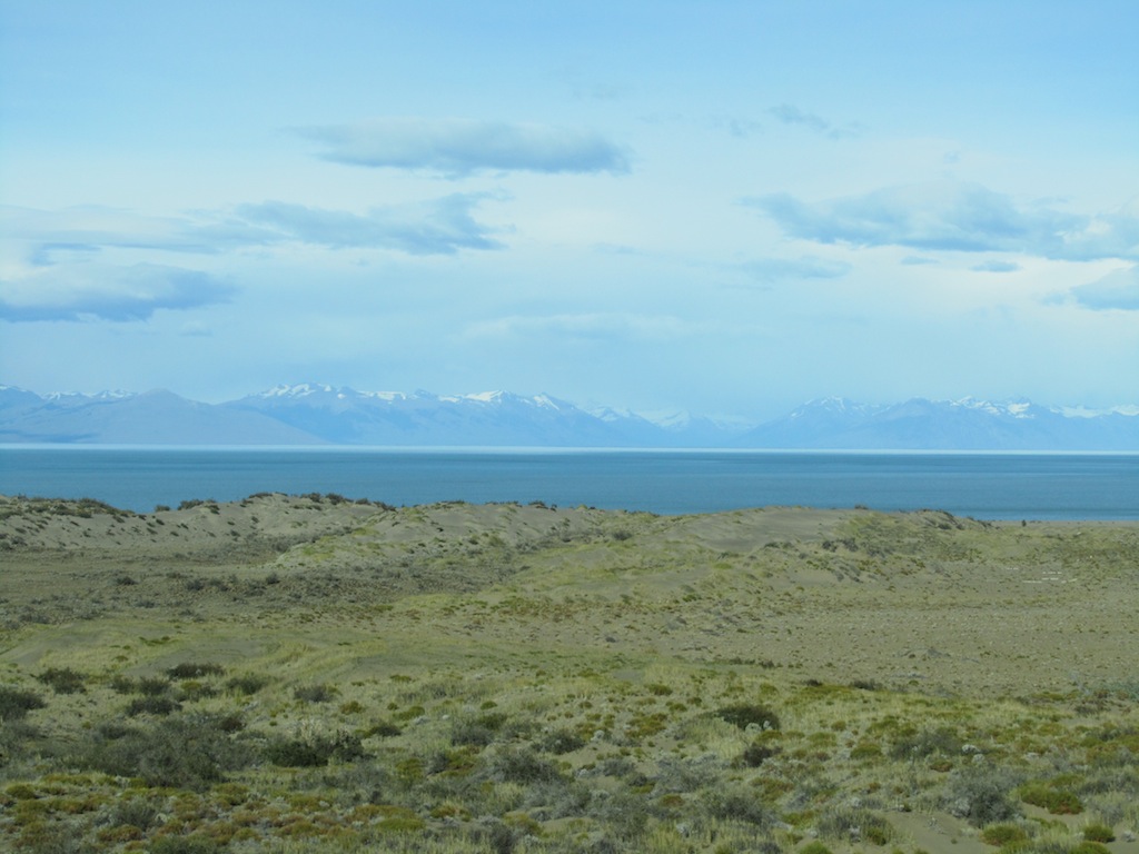on the road from El Calafate around Lago Argentino