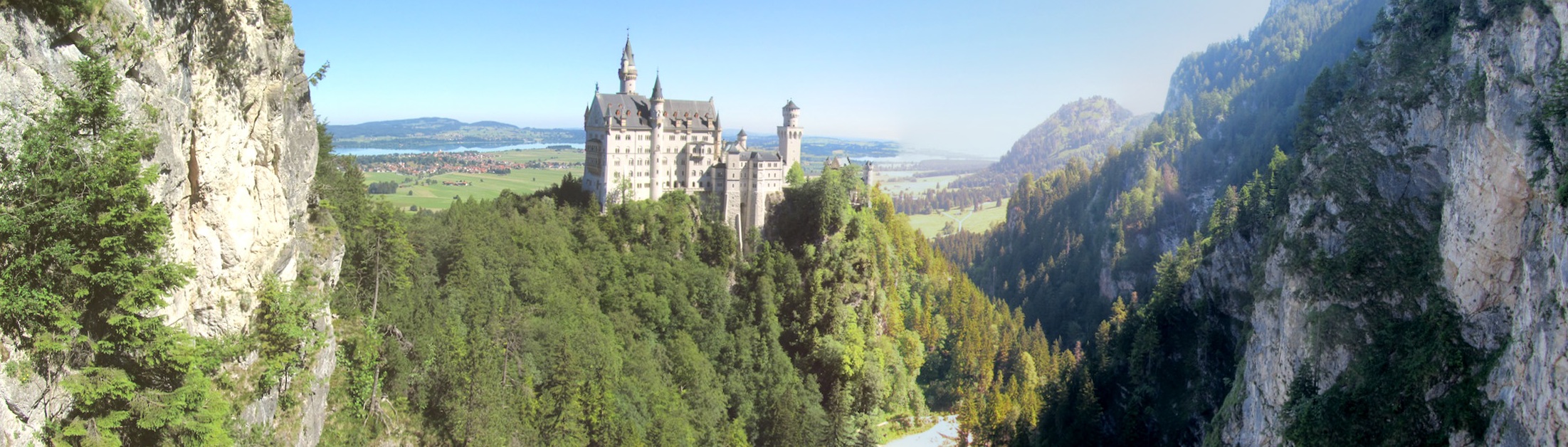 panorama: Neuschwanstein castle