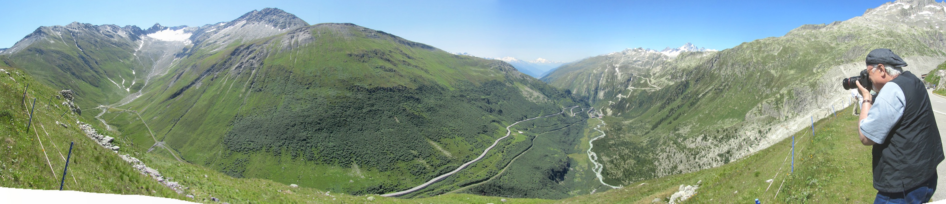 panorama: above the upper Rhine belvedere