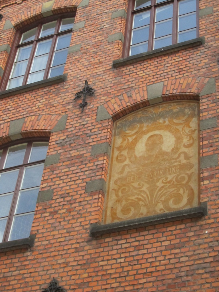 lots of brick faces in Stockholms older areas...