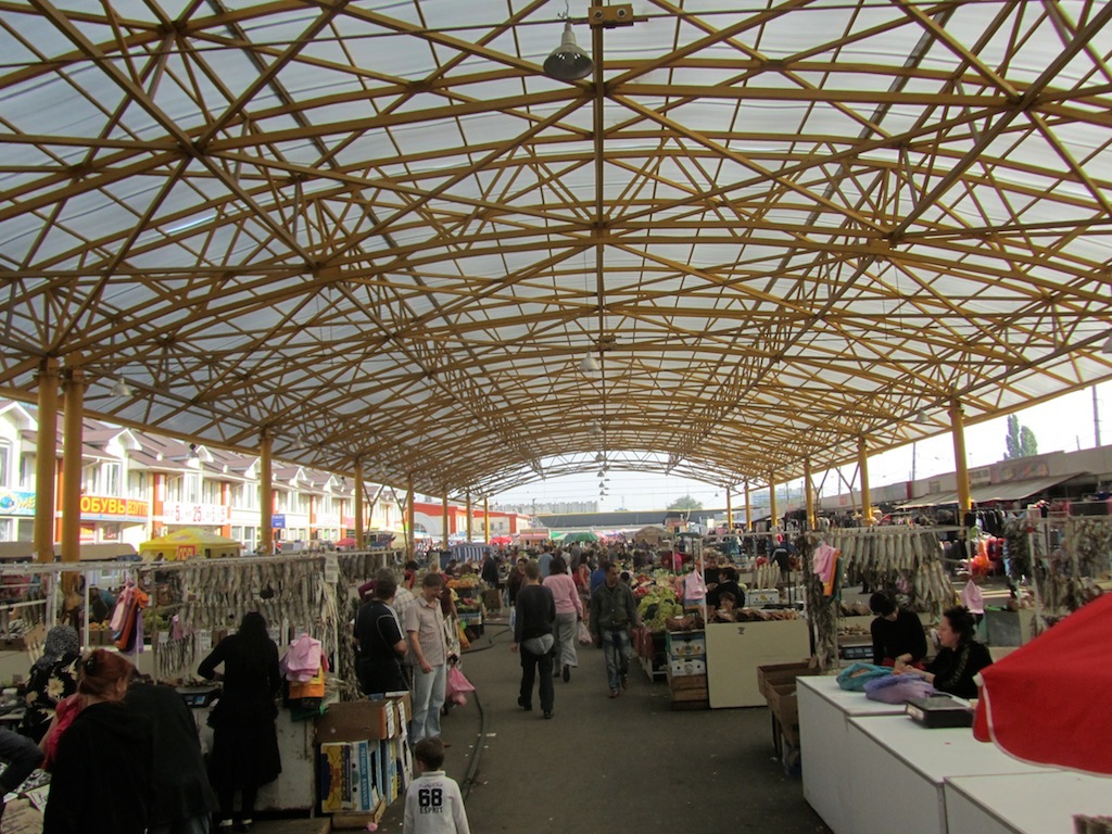 the market complex includes many structures like this