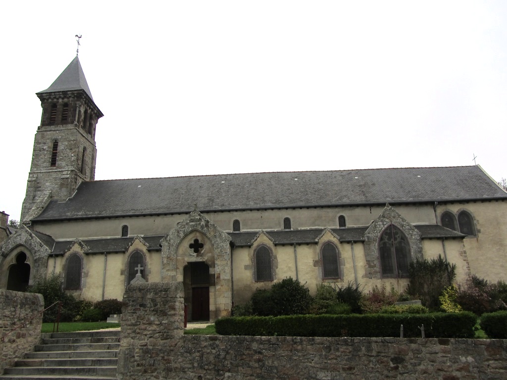 down in the village of Mont Dol, the 12th-century church awaits