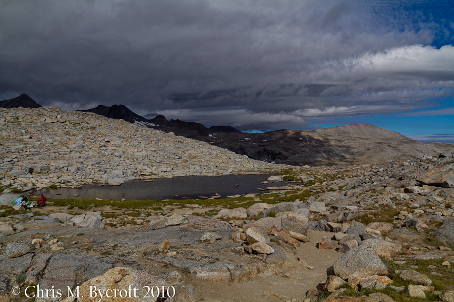 Final view northwest from Donohue Pass (11,060 feet)