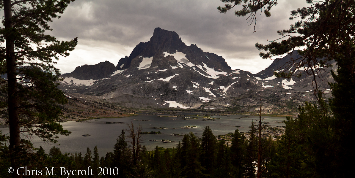 Banner Peak, beyond Thousand Island Lake