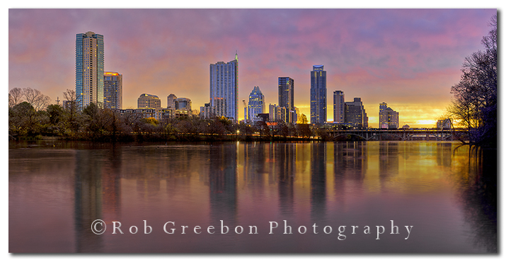 Austin Skyline - Austin at Sunrise