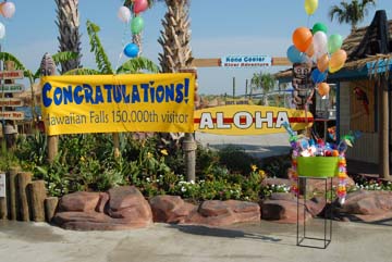 Hawaiian Falls Mansfield 150,000th guest