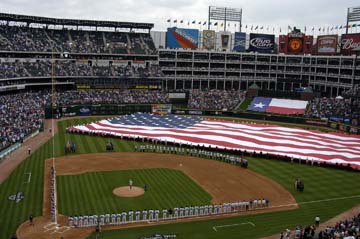 Texas Rangers Opening Day