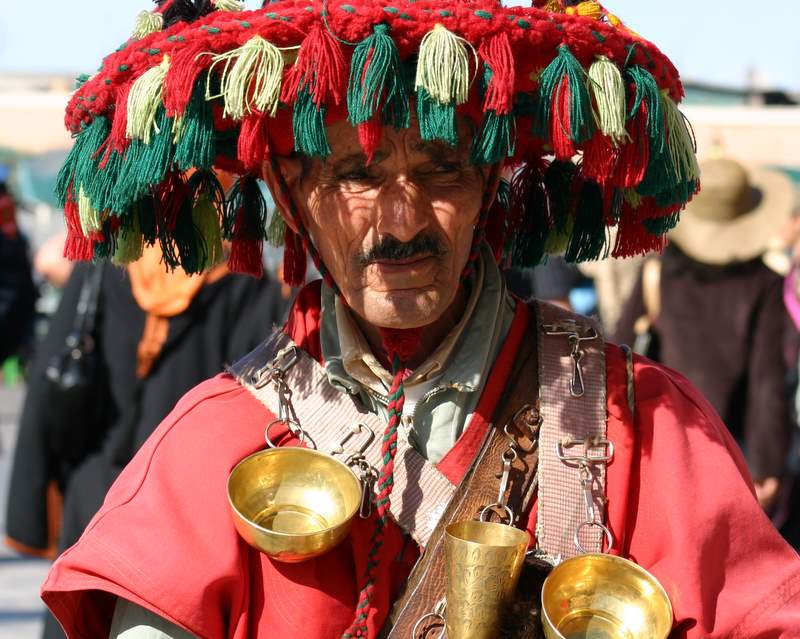 Water Man in Marrakech
