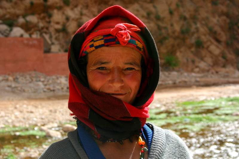 Berber Woman in Dades Gorge