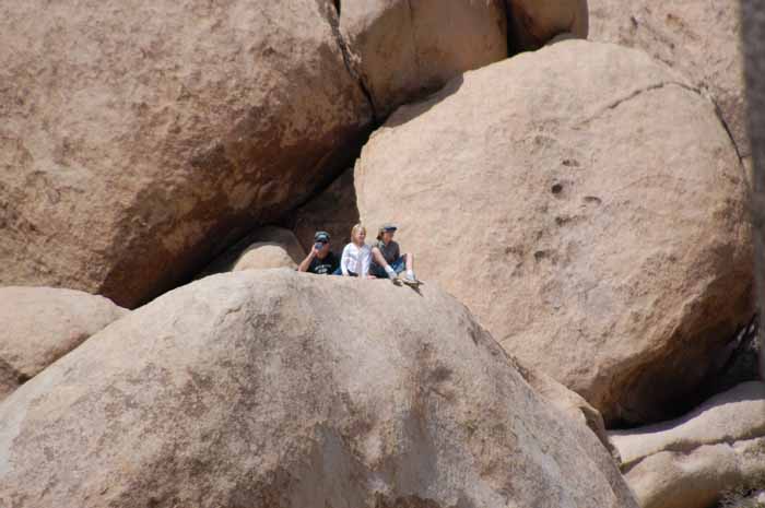 family outing in Joshua Tree NP,CA