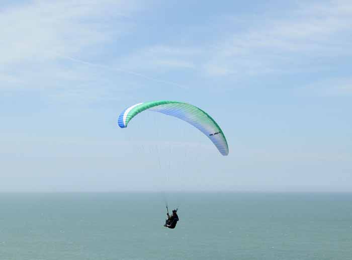 Paragliding Along the Pacific Coast