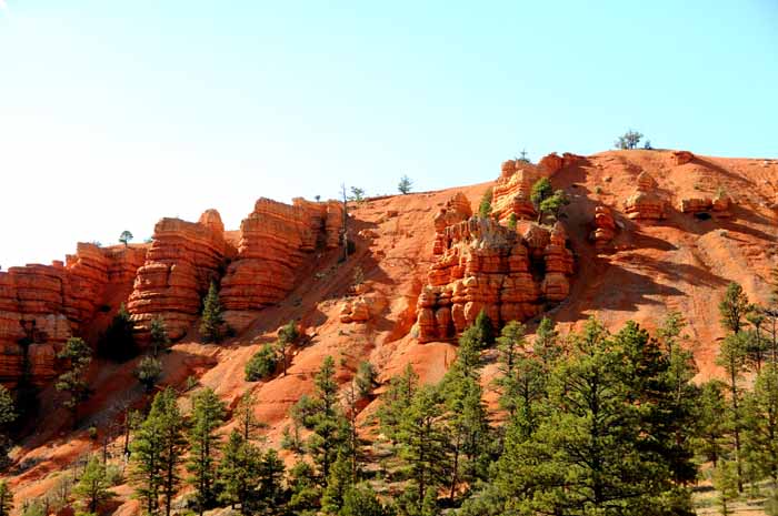 Cedar Breaks,Red Canyon,Bryce Canyon NP