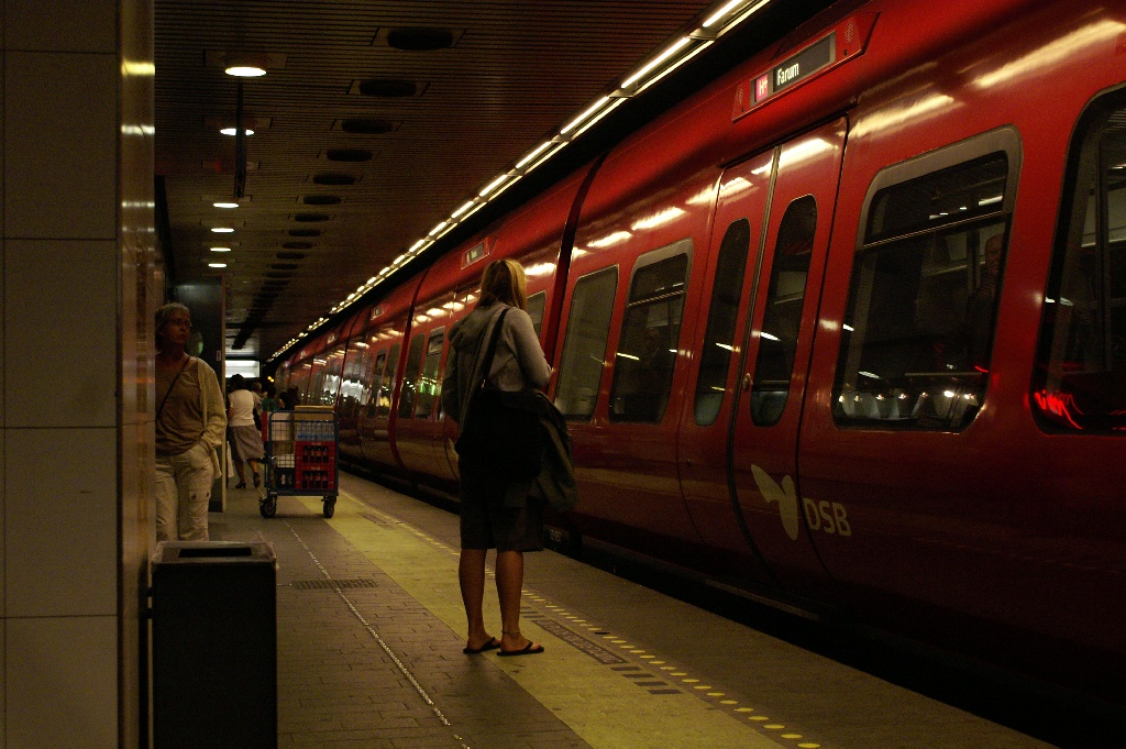 Nrreport train station in Copenhagen