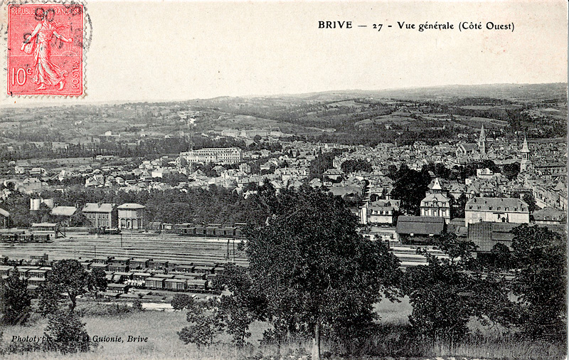 BRIVE - 27- Vue Gnrale (Ct Ouest)