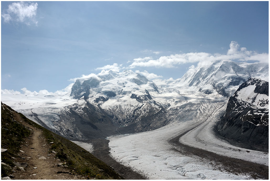 Monte Rosa und Grenzgleitscher